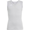 image:imageadidas Girls Volleyball Quickset Sleeveless JerseyTeam Light Grey