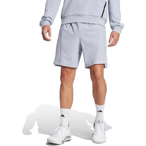 Adidas Mens Designed for Training 3-Stripes Shorts(Halo Silver)