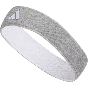 Adidas Unisex Interval Reversible Headband – Athletic Sports Sweatband(Heather Light Grey/White)