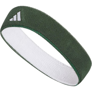 Adidas Unisex Interval Reversible Headband – Athletic Sports Sweatband(Team Dark Green/White)