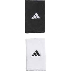 Adidas Unisex-Adult Interval Reversible Wristband – Athletic Sweatband for Men and Women(Black/White/2.0/Large)