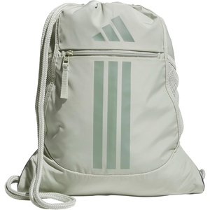 adidas Alliance Sackpack – Drawstring Backpack for Sports, Small Gym Bag(Halo Green/Silver Green/3)