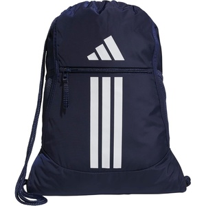 adidas Alliance Sackpack – Drawstring Backpack for Sports, Small Gym Bag(Team Navy Blue 2/3)