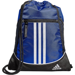 adidas Alliance Sackpack – Drawstring Backpack for Sports, Small Gym Bag(Team Royal Blue/2)
