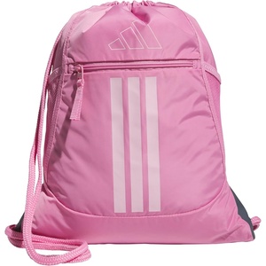 adidas Alliance Sackpack – Drawstring Backpack for Sports, Small Gym Bag(Tropic Bloom/Clear Pink/3)