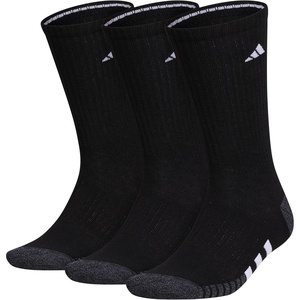 adidas Cushioned Crew Socks 3-Pair(Black/Onix Grey/White/3)