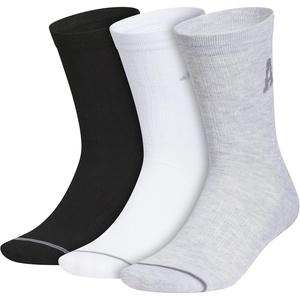 adidas Cushioned Crew Socks 3-Pair(Black/White/Cool Light Heather/Foundation/2)