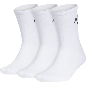 adidas Cushioned Crew Socks 3-Pair(White/Black/Foundation)