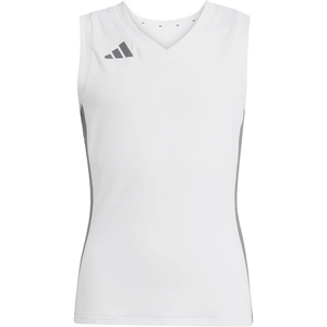 adidas Girls’ Volleyball Quickset Sleeveless Jersey(White)