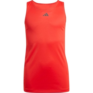 adidas Kids Girls Club Crew Neck Tank Tennis Casual – White(Better Scarlet)
