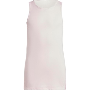 adidas Kids Girls Club Crew Neck Tank Tennis Casual – White(Clear Pink)