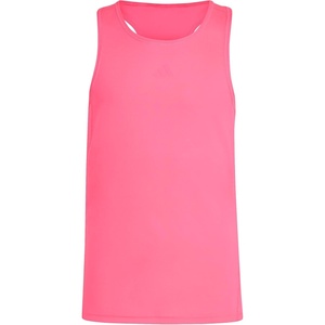 adidas Kids Girls Club Crew Neck Tank Tennis Casual – White(Lucid Pink)
