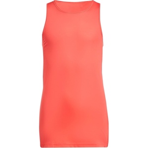 adidas Kids Girls Club Crew Neck Tank Tennis Casual – White(Semi Lucid Red)