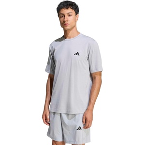 adidas Men’s Workout Essentials Feel Ready T-Shirt(Halo Silver)