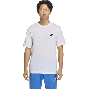 adidas Men’s Workout Essentials Feel Ready T-Shirt(White)
