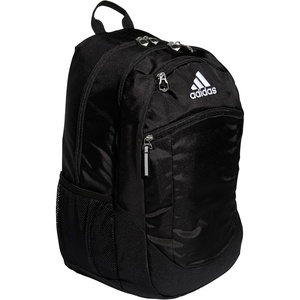 adidas Striker 3 Team Sports Backpack – Daypack for Sports Gym Travel, 36L(Black/White)