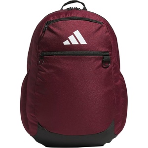 adidas Striker 3 Team Sports Backpack – Daypack for Sports Gym Travel, 36L(Maroon)