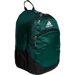 adidas Striker 3 Team Sports Backpack – Daypack for Sports Gym Travel, 36L(Team Dark Green/Black/White)