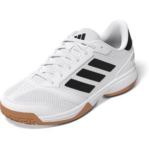 adidas Unisex-Child Ligra 8 Indoor(White/Black/White)