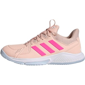 adidas Womens Court Flight Indoor Volleyball Volleyball Sneakers Shoes – Pink(Blush Pink/Lucid Pink/White)