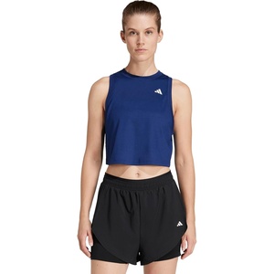 adidas Women’s Train Essentials Boxy Tank Top(Dark Blue)
