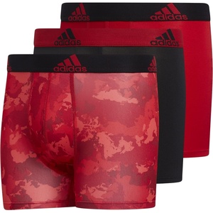 adidas Women’s Train Essentials Boxy Tank Top(Scarlet Continent Camo/Black/Scarlet)