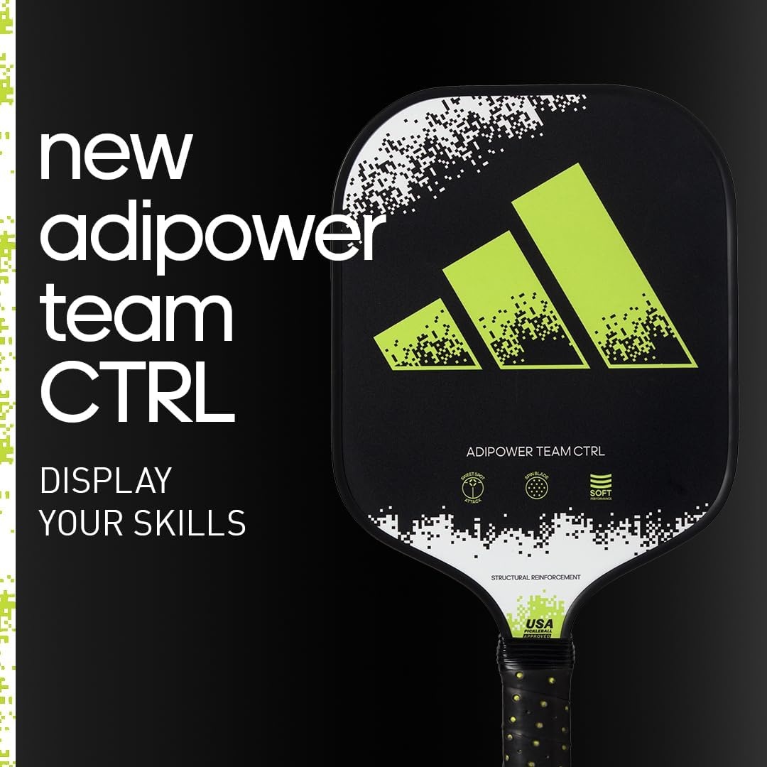image:imageAdidas 2023 Adipower Team CTRL Lime Pickleball Paddle