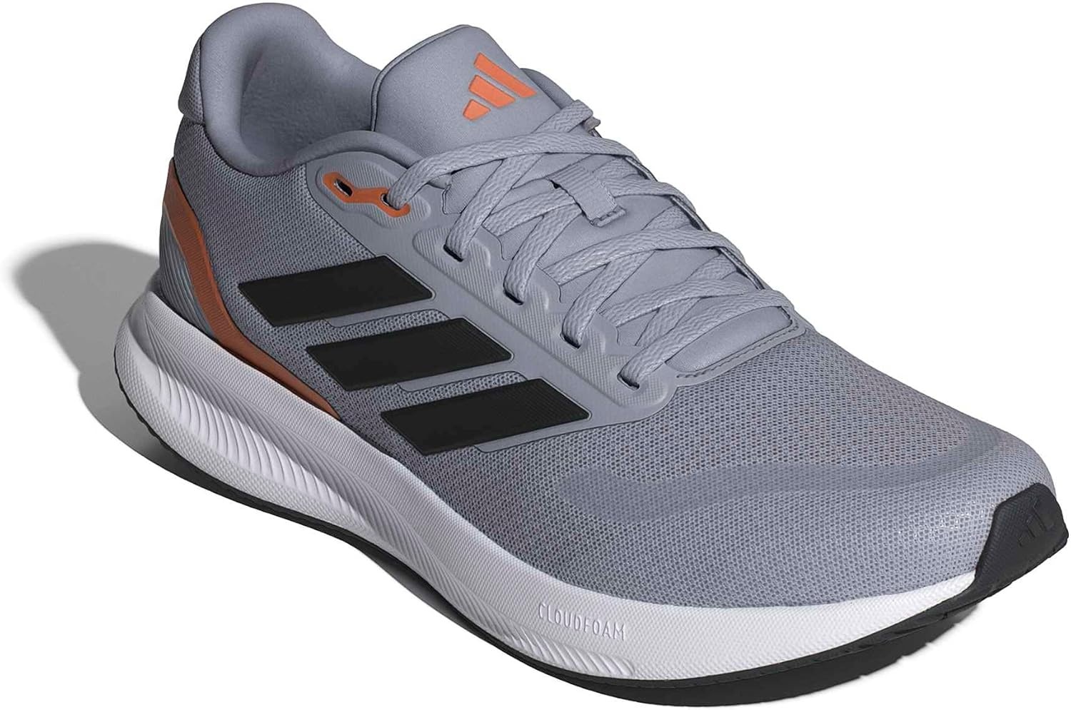 image:imageAdidas Mens Run Falcon 5Halo SilverBlackDusky Orange
