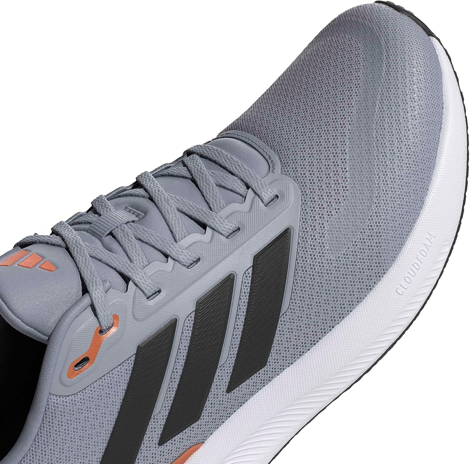 image:imageAdidas Mens Run Falcon 5Halo SilverBlackDusky Orange