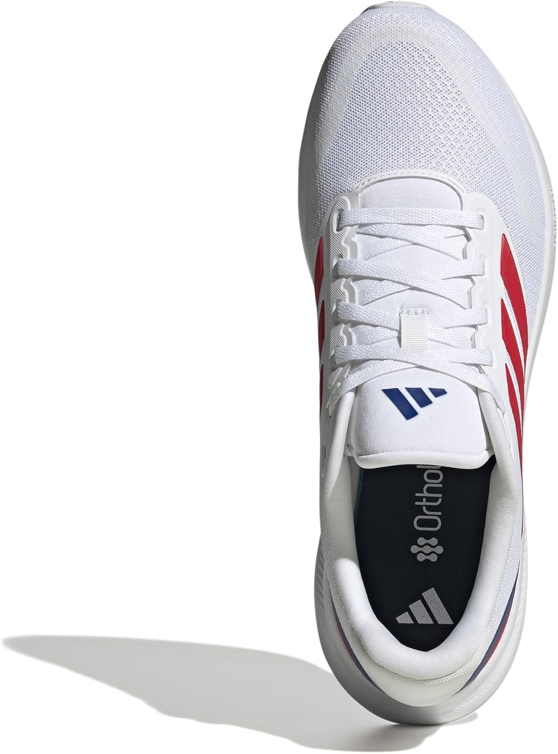 image:imageAdidas Mens Run Falcon 5WhiteSemi Lucid RedBlack