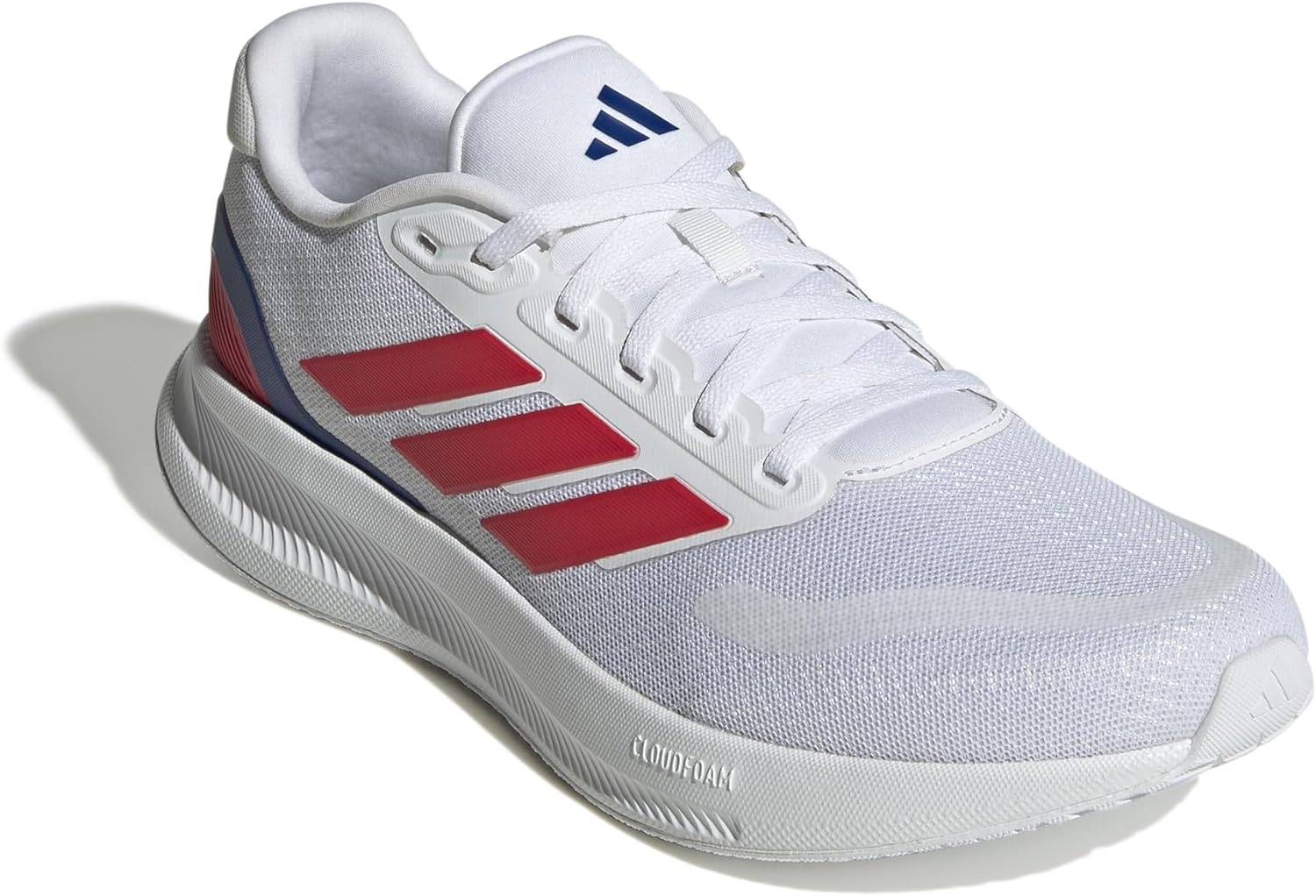 image:imageAdidas Mens Run Falcon 5WhiteSemi Lucid RedBlack