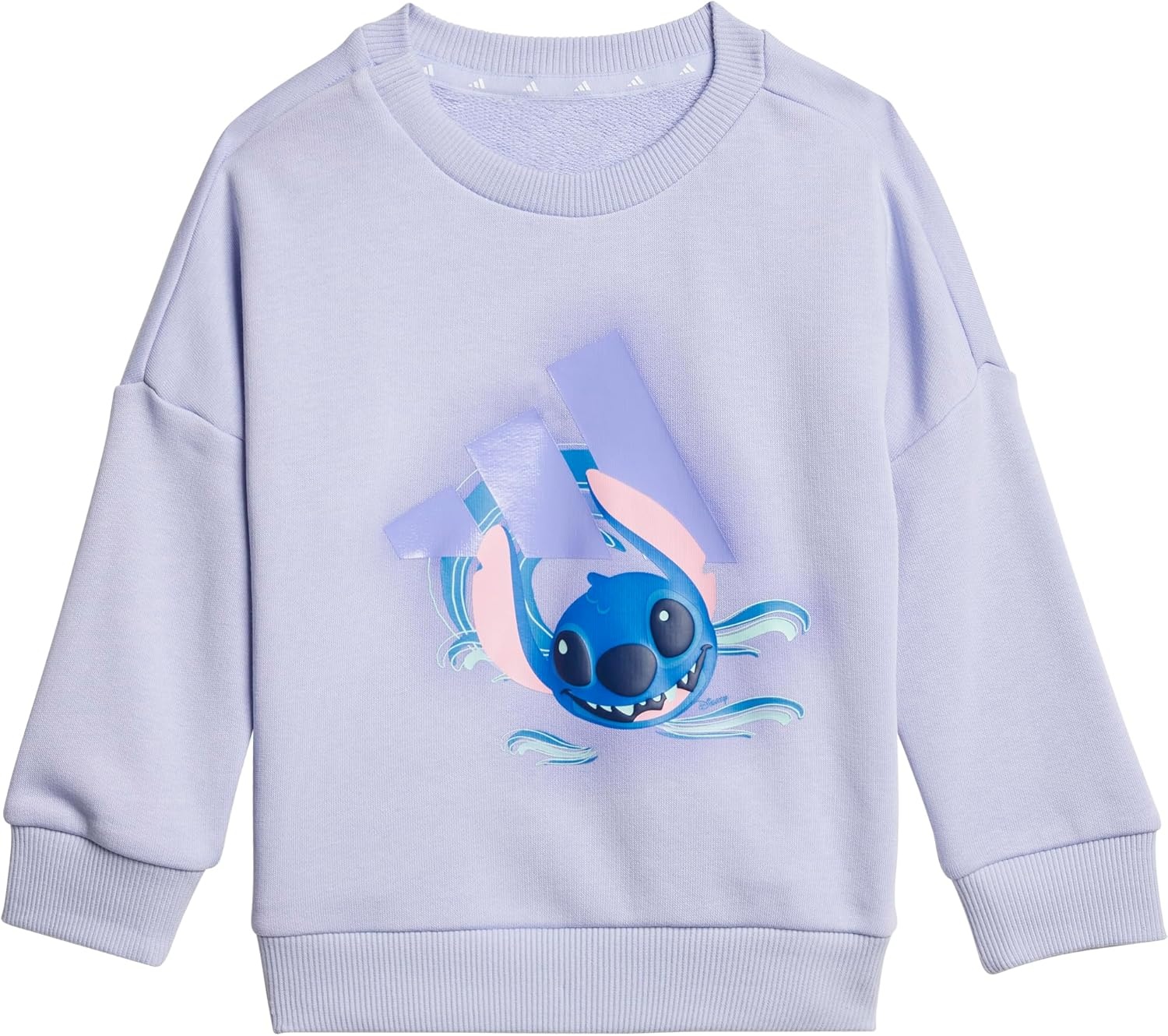 image:imageAdidas UnisexBaby Adidas x Disney Lilo and Stitch Jogger SetViolet ToneLight Purple