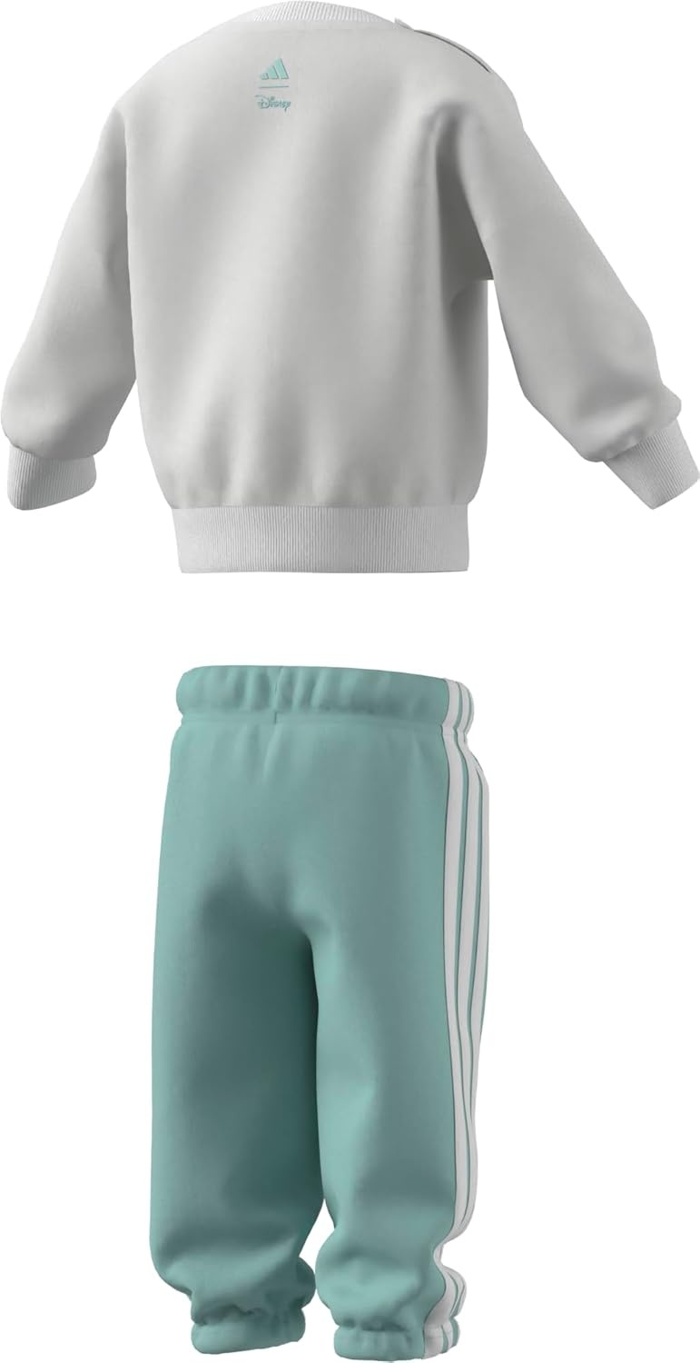 image:imageAdidas UnisexBaby Adidas x Disney Lilo and Stitch Jogger SetWhiteSemi Flash Aqua