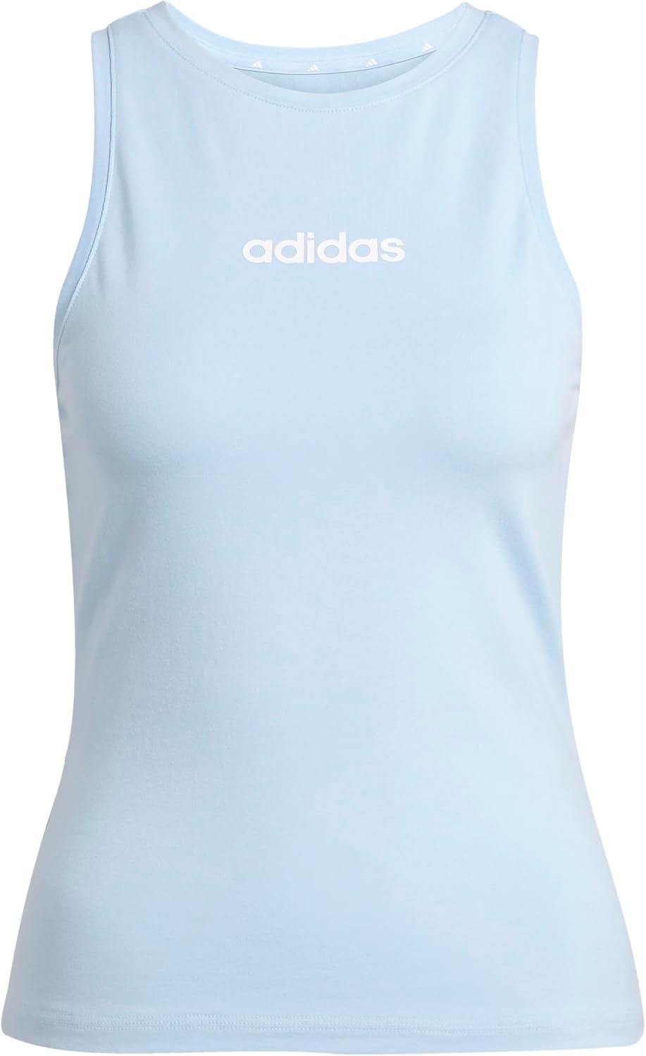 image:imageAdidas Womens Essentials Linear Slim Cotton Tank TopBlueWhite