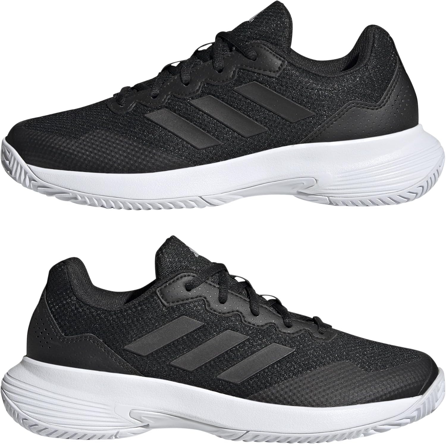 image:imageAdidas Womens Gamecourt 2 WSneakerCore BlackCore BlackSilver Metallic