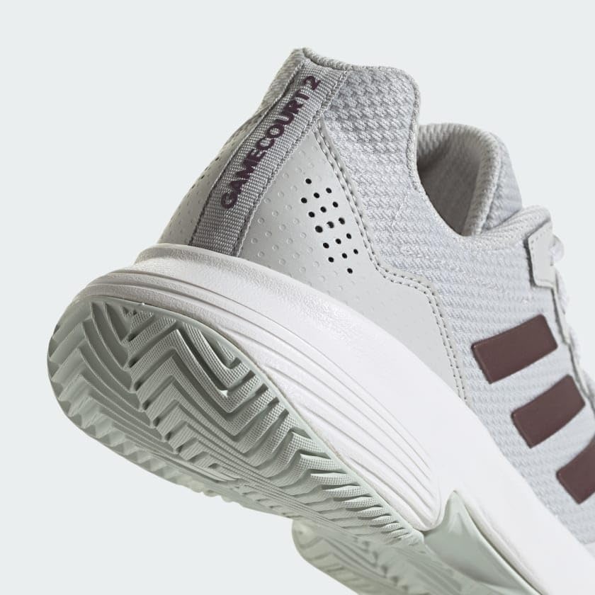 image:imageAdidas Womens Gamecourt 2 WSneakerGreyAurora MetallicWhite