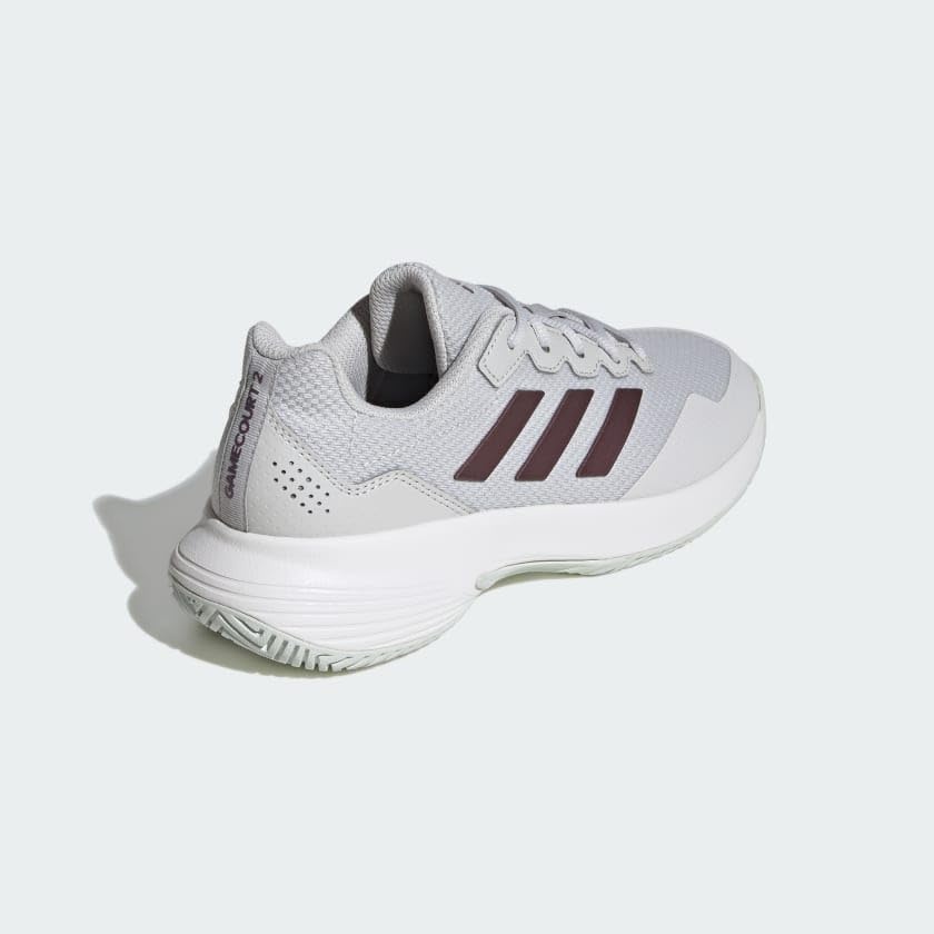 image:imageAdidas Womens Gamecourt 2 WSneakerGreyAurora MetallicWhite