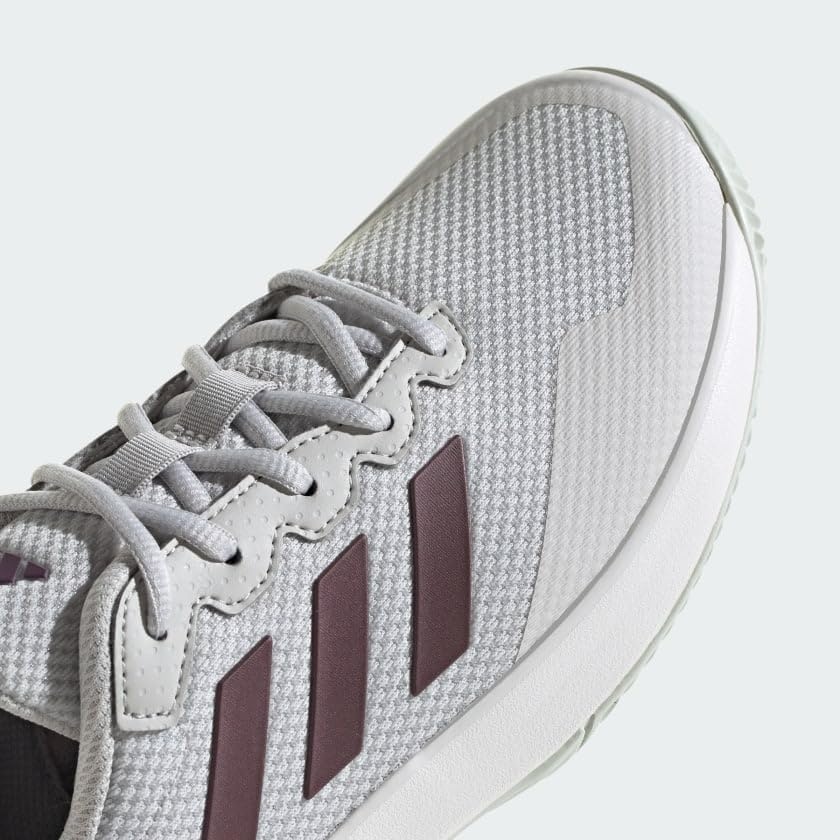 image:imageAdidas Womens Gamecourt 2 WSneakerGreyAurora MetallicWhite