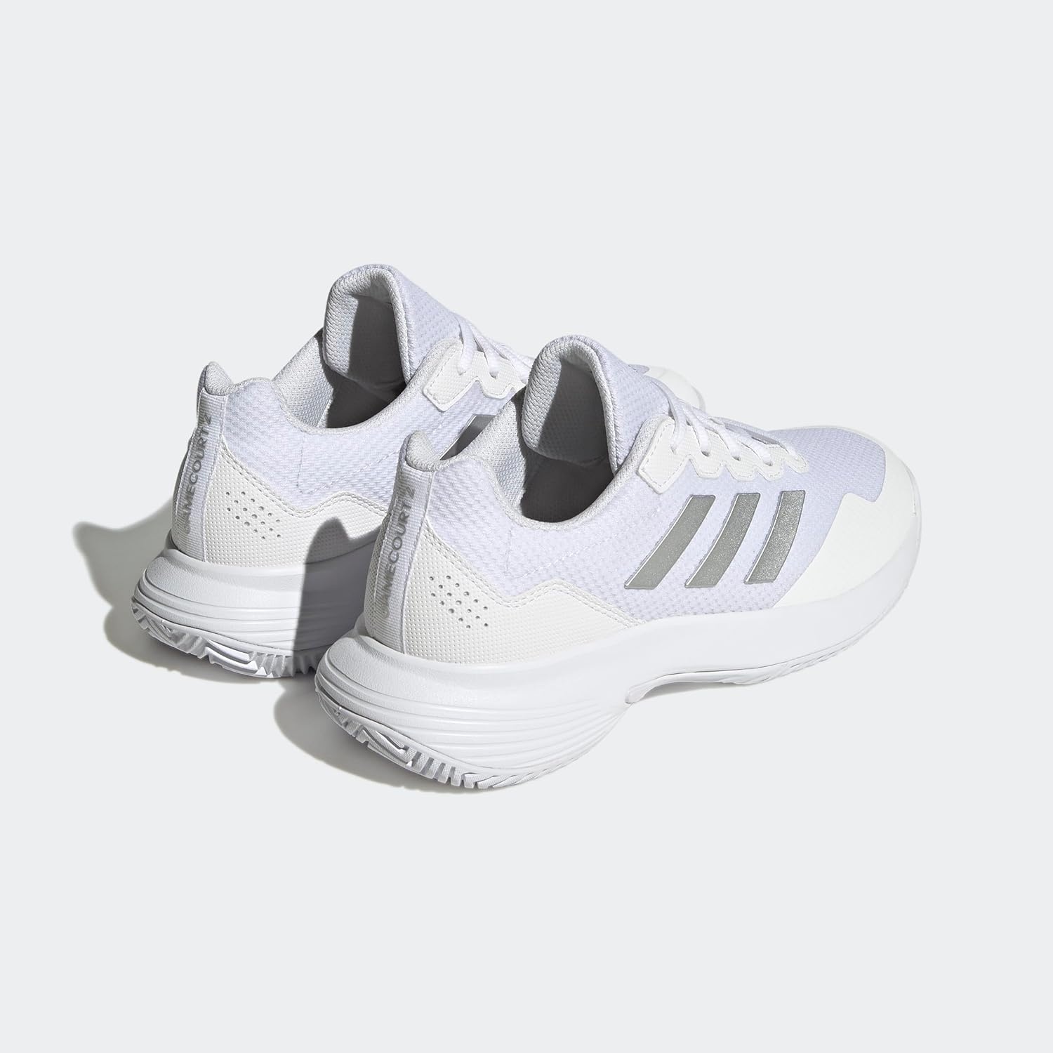 image:imageAdidas Womens Gamecourt 2 WSneakerWhiteSilver MetallicWhite
