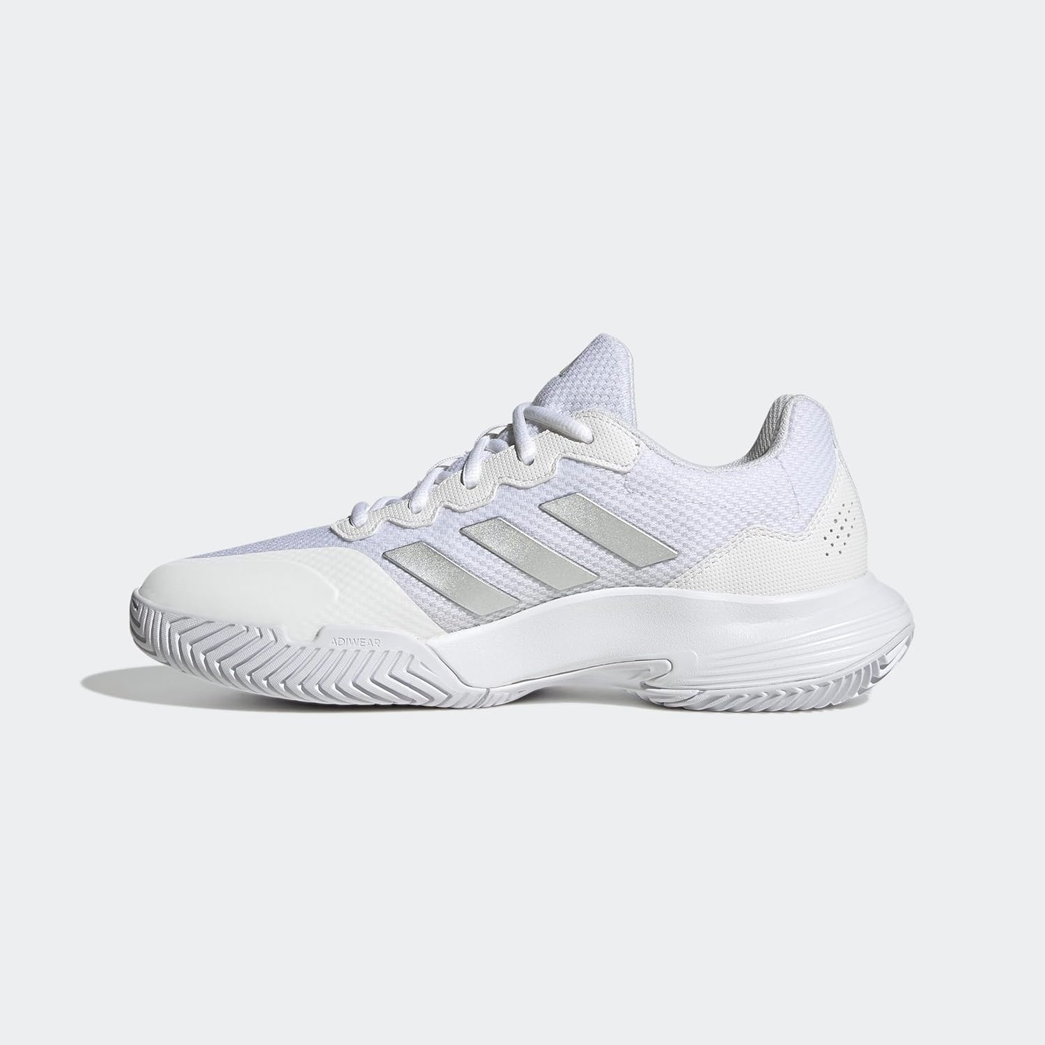 image:imageAdidas Womens Gamecourt 2 WSneakerWhiteSilver MetallicWhite