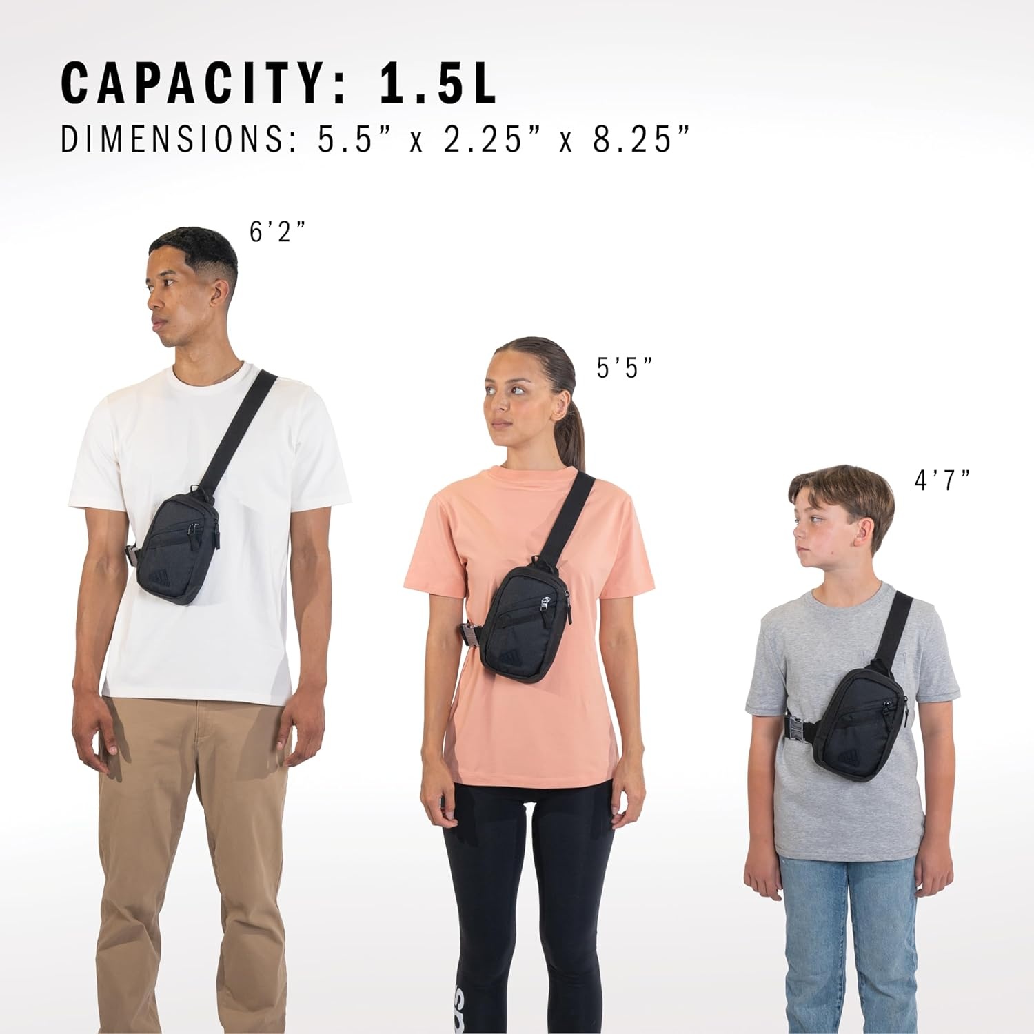 image:imagePrime Mini Sling Crossbody Bag small size for festivals and travelBlack