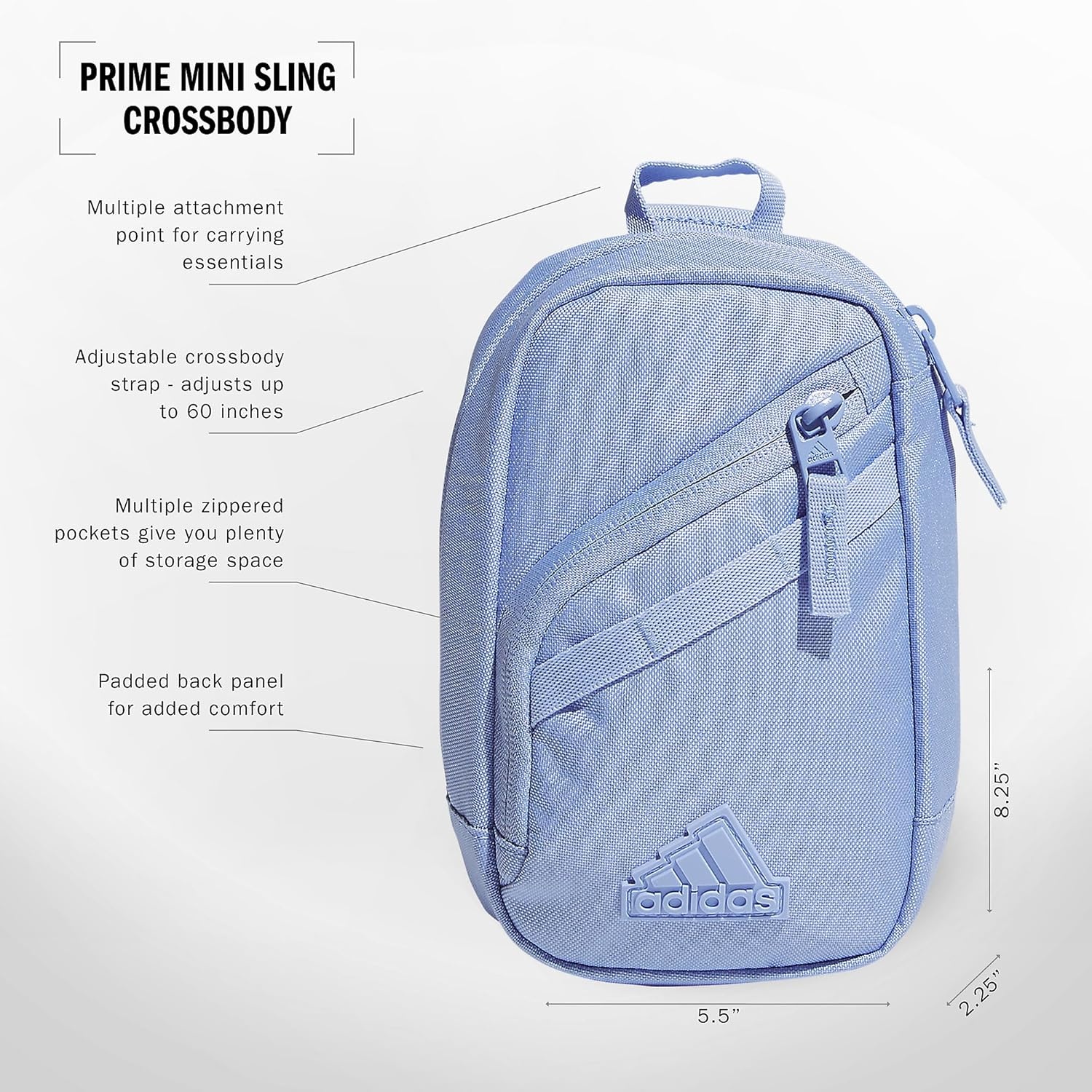 image:imagePrime Mini Sling Crossbody Bag small size for festivals and travelBlue Spark