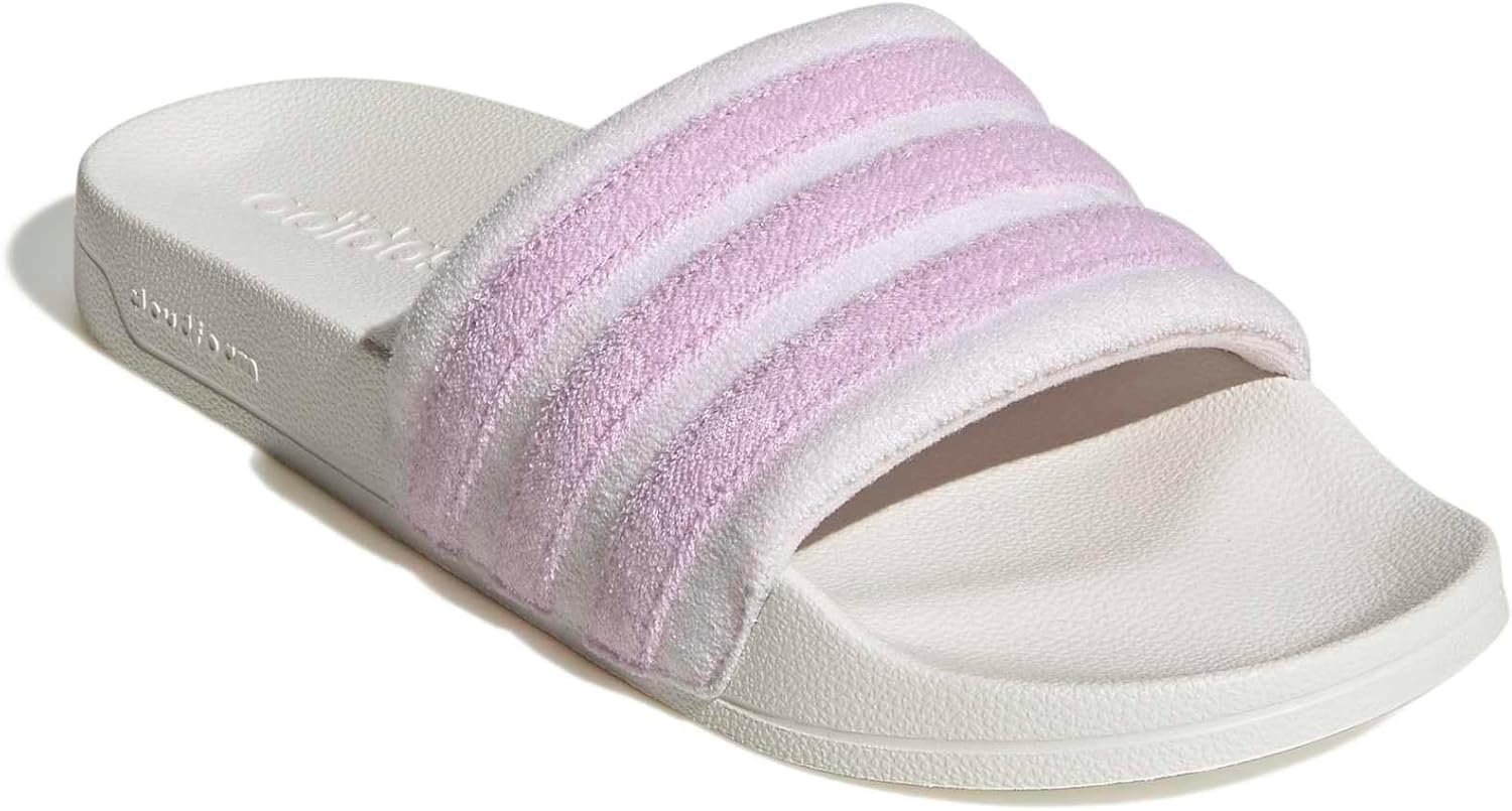 image:imageadidas Adilette Noshower SlidesWhiteBliss LilacAlmost Pink
