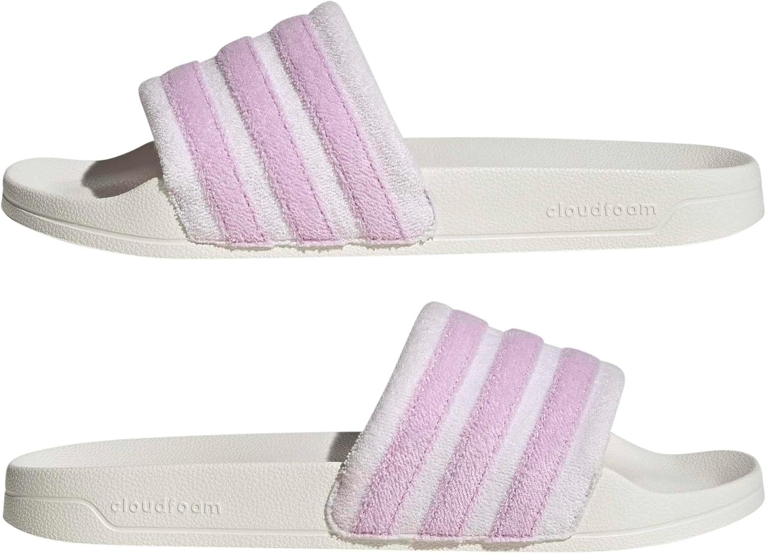 image:imageadidas Adilette Noshower SlidesWhiteBliss LilacAlmost Pink