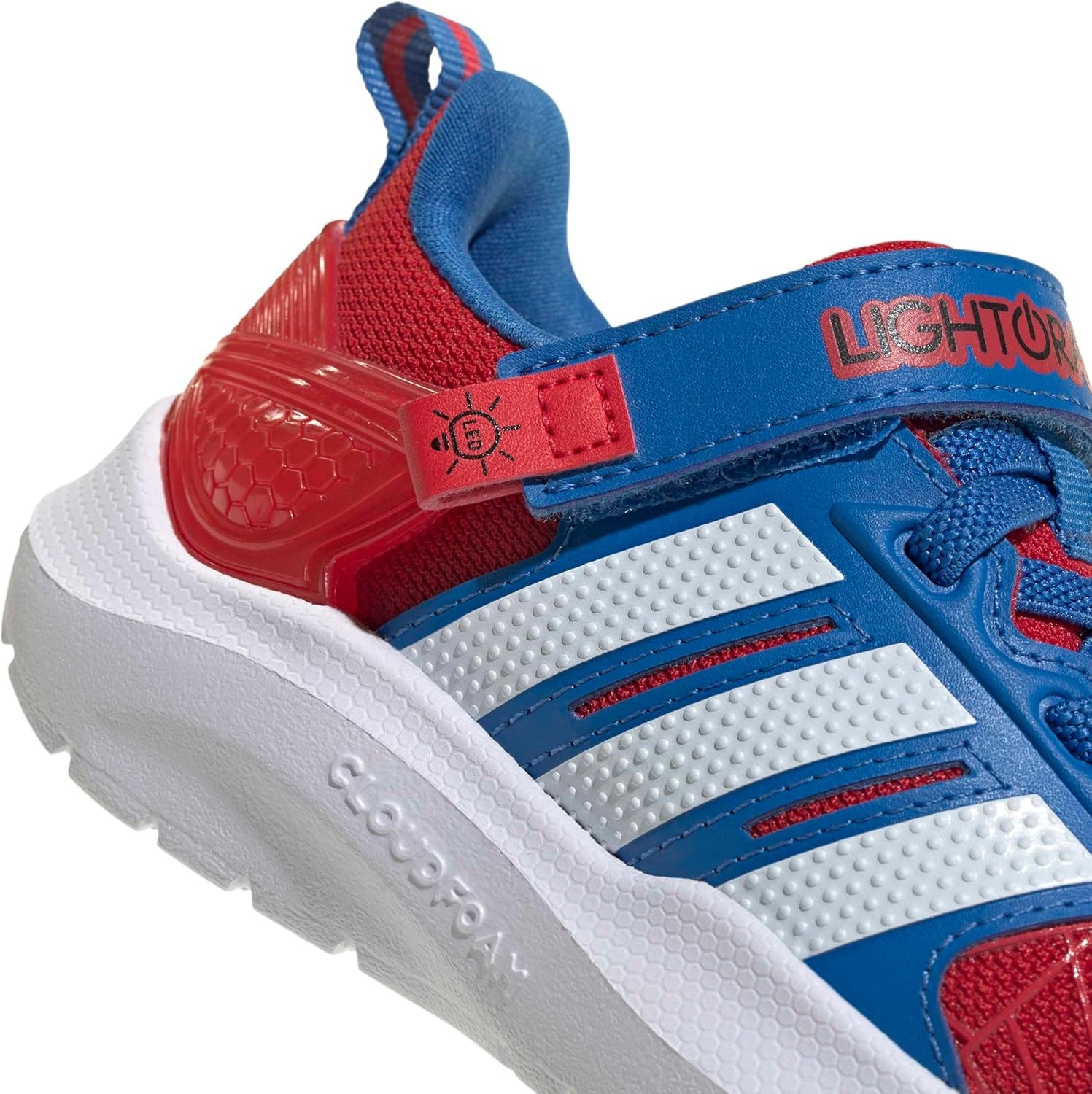 image:imageadidas Baby Lightorama ShoeBetter ScarletWhiteBright RoyalSpiderman