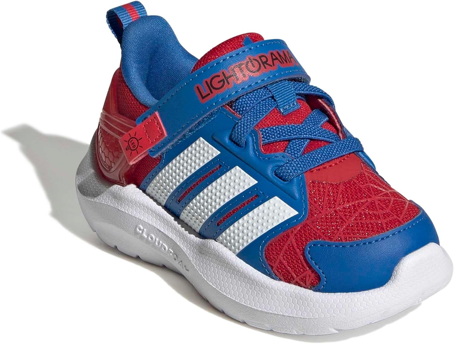 image:imageadidas Baby Lightorama ShoeBetter ScarletWhiteBright RoyalSpiderman