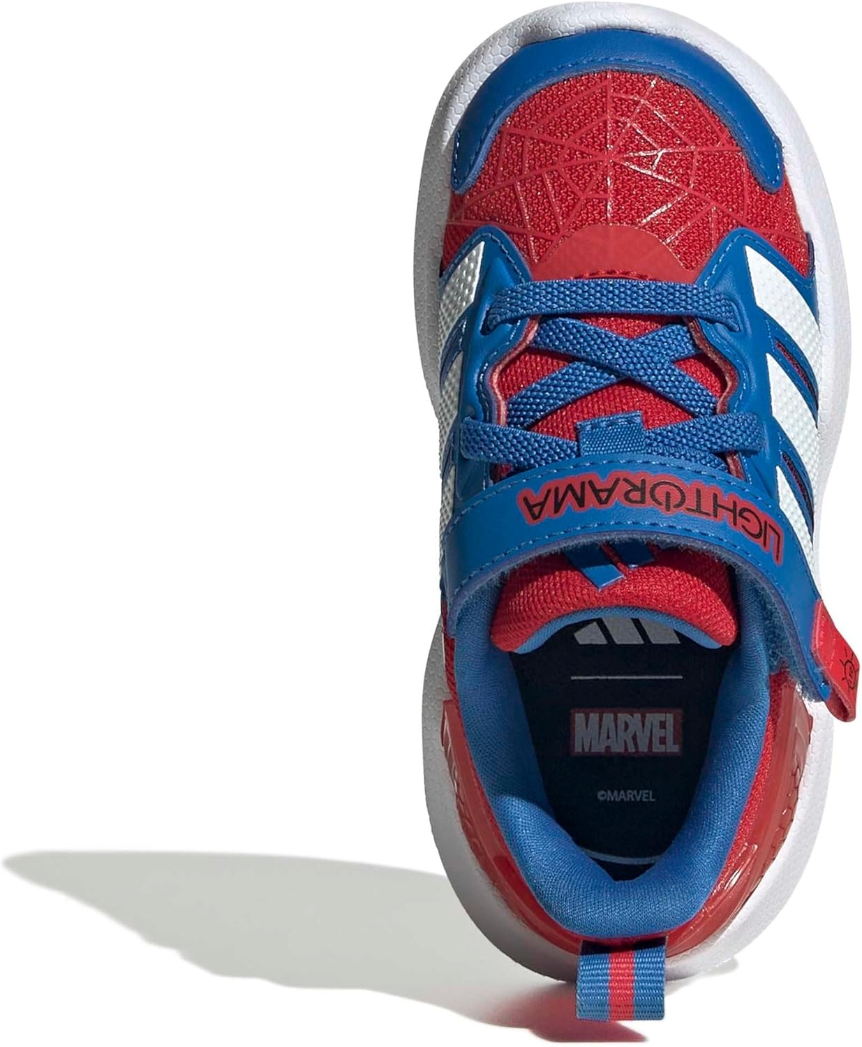 image:imageadidas Baby Lightorama ShoeBetter ScarletWhiteBright RoyalSpiderman