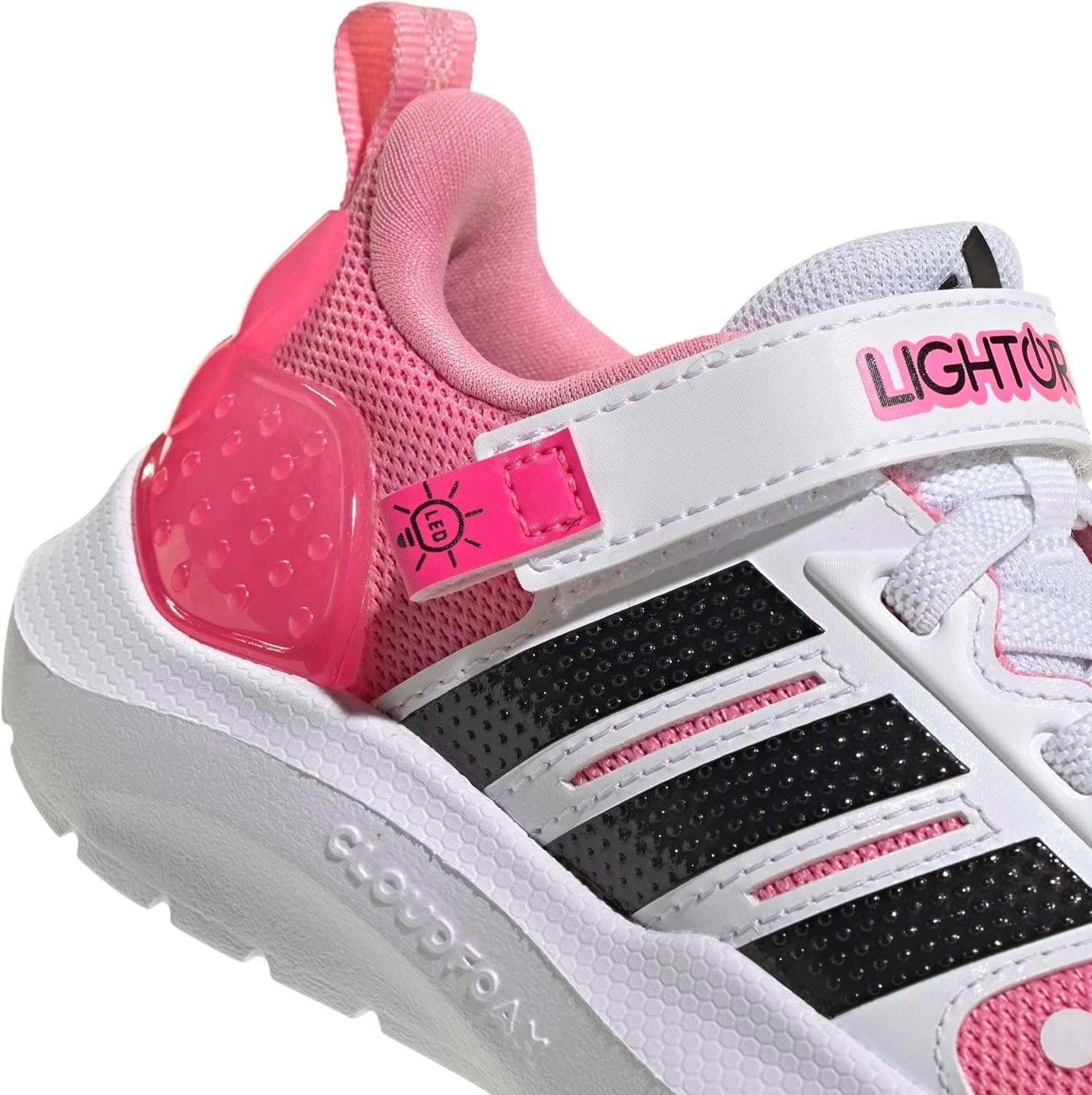 image:imageadidas Baby Lightorama ShoeBliss PinkBlackLucid PinkMinnie Mouse