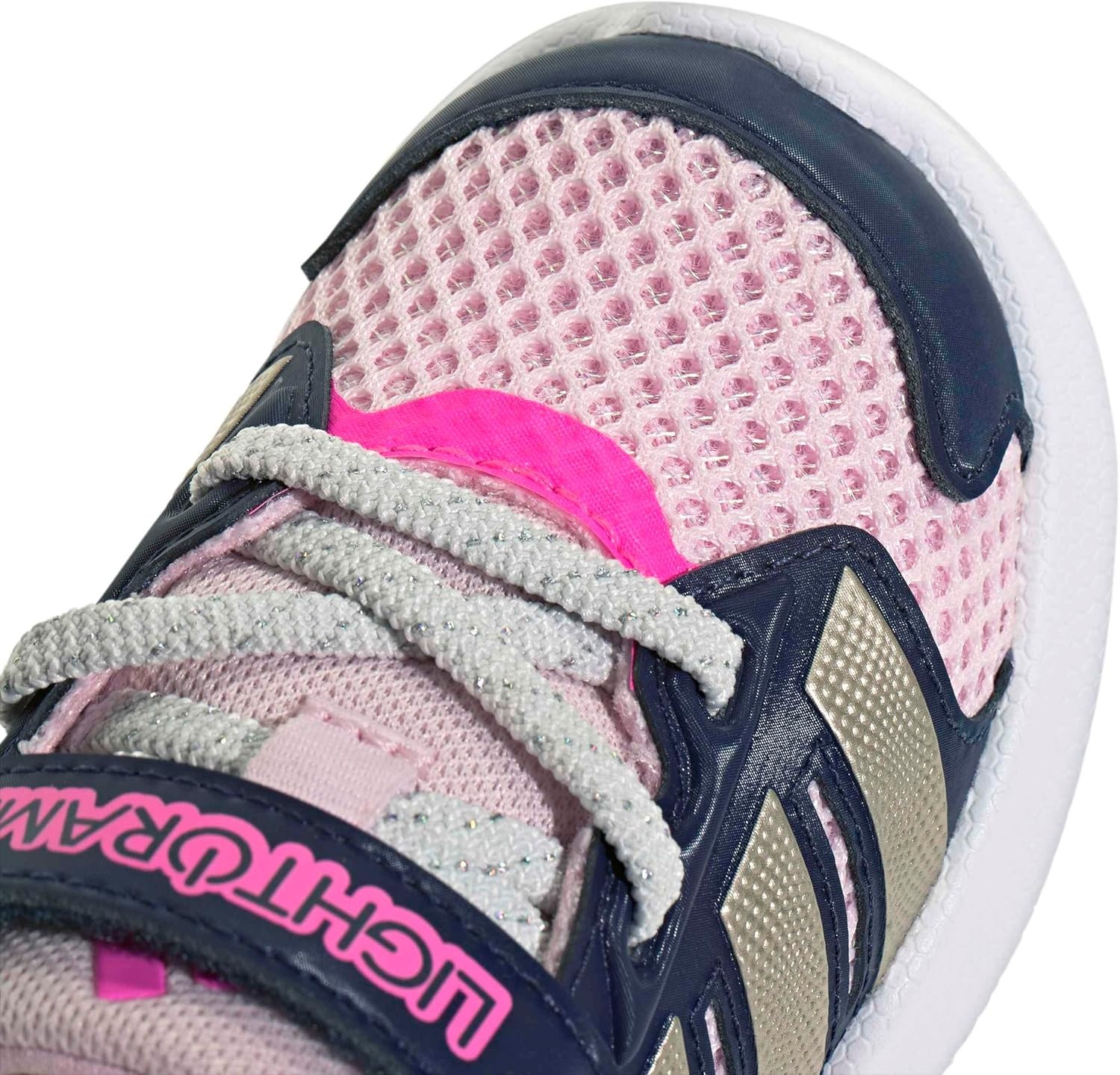 image:imageadidas Baby Lightorama ShoeClear PinkCyber MetallicLucid Pink