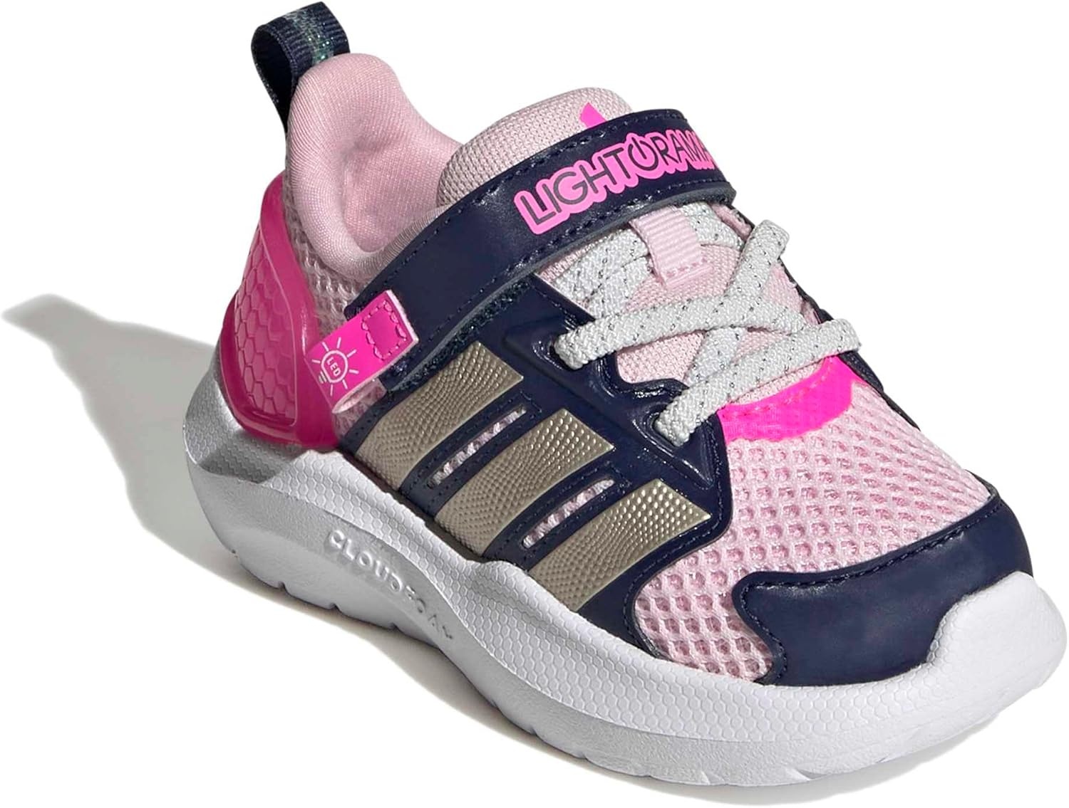 image:imageadidas Baby Lightorama ShoeClear PinkCyber MetallicLucid Pink